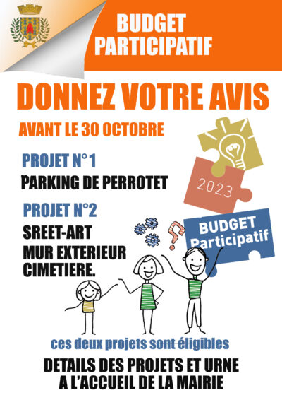 A la mairie, votez pour le projet qui vous séduit