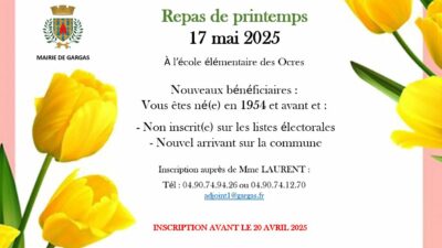 Repas de printemps