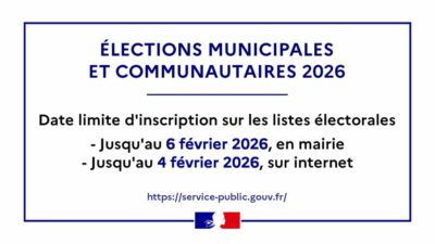 Pensez à vous inscrire sur les listes électorales !